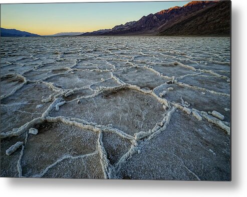 Death Valley Metal Print featuring the photograph Death Valley Puzzle by Brett Harvey