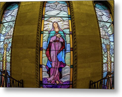 Virgin Mary Metal Print featuring the photograph Deliverance by Emerita Wheeling