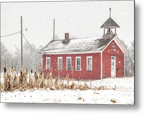 Dells Metal Print featuring the photograph Dells Old Schoolhouse by Amfmgirl Photography