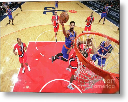 Nba Pro Basketball Metal Print featuring the photograph Derrick Rose by Ned Dishman