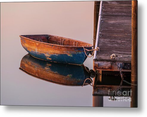2019 Metal Print featuring the photograph Dinghy Reflection by Craig Shaknis