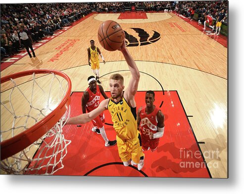 Nba Pro Basketball Metal Print featuring the photograph Domantas Sabonis by Ron Turenne
