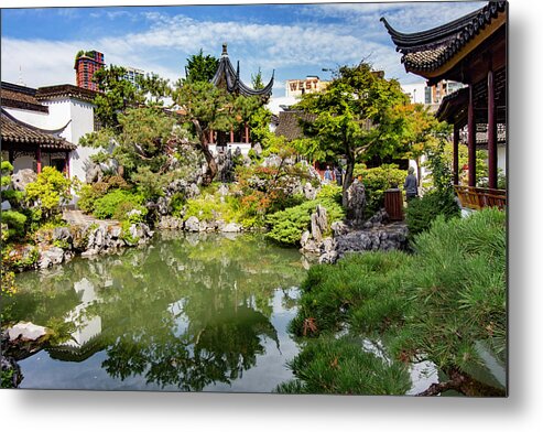 Chinese Garden Metal Print featuring the photograph Dr. Sun Yat-Sen Classical Chinese Garden, Vancouver, Canada by Venetia Featherstone-Witty