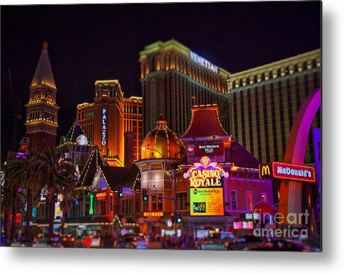 Metal Print featuring the photograph Dreamscapes in Vegas by Rodney Lee Williams