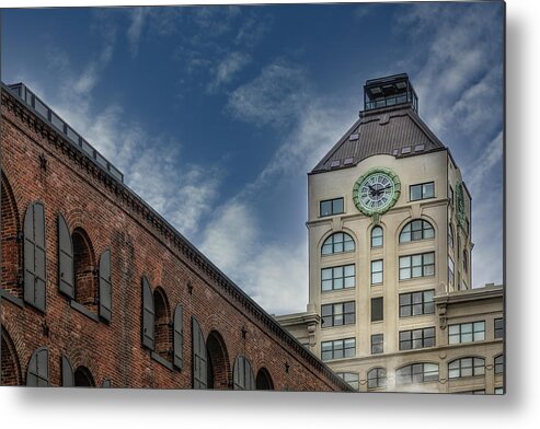 Dumbo Metal Print featuring the photograph Dumbos Clock Tower by Susan Candelario