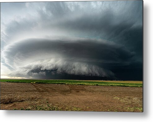 Thunderstorm Metal Print featuring the photograph Early Arrival by Marcus Hustedde