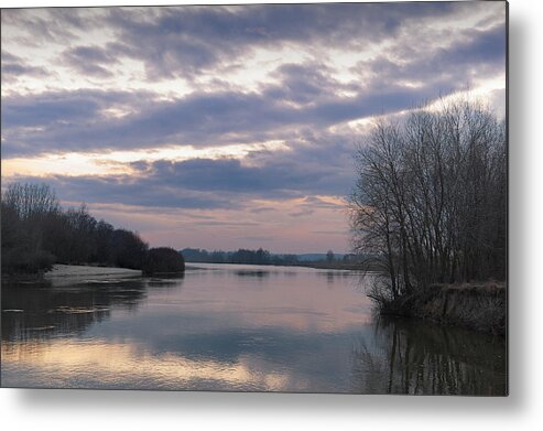 Reflection Metal Print featuring the photograph Early Spring by Andrii Maykovskyi