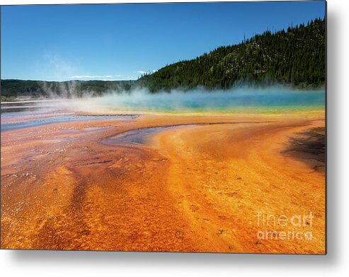Yellowstone Metal Print featuring the photograph Earth Meets Outer Space by Erin Marie Davis