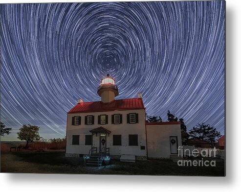 East Point Lighthouse Metal Print featuring the photograph East Point lighthouse -one by Imma Barrera