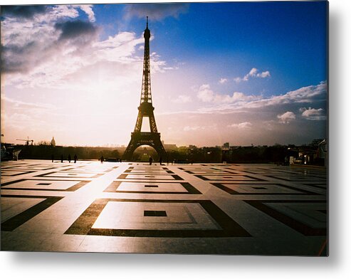 Paris Metal Print featuring the photograph Eiffel at Dawn by Claude Taylor