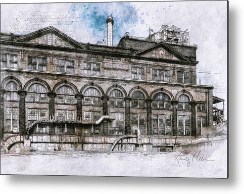 Union Electric Metal Print featuring the photograph Electric Company by Randall Allen