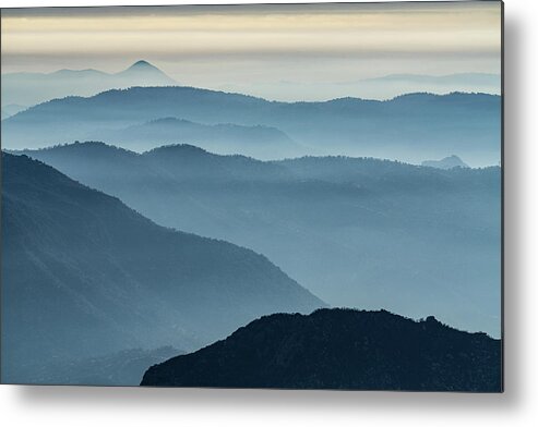 Sequoia National Park Metal Print featuring the photograph Eleven Range Overlook by Brett Harvey