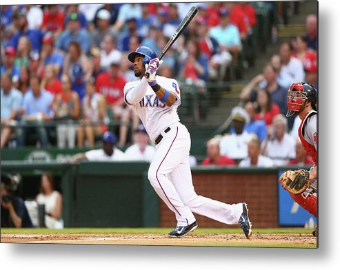 People Metal Print featuring the photograph Elvis Andrus by Ronald Martinez