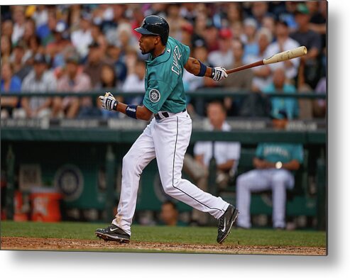 American League Baseball Metal Print featuring the photograph Endy Chavez by Otto Greule Jr
