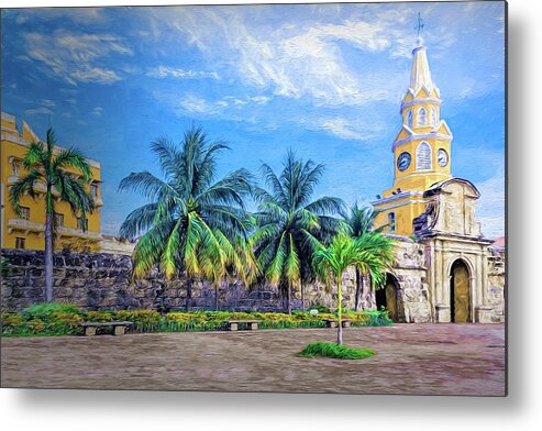 South America Metal Print featuring the photograph Entrance to the City by Maria Coulson