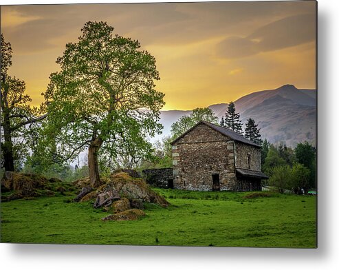 Landscape Metal Print featuring the photograph Evening Near Ambleside by W Chris Fooshee