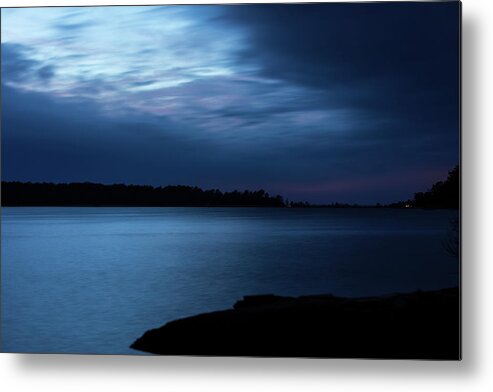 James River Metal Print featuring the photograph Evening on the James River by Lara Morrison