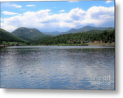 Evergreen Metal Print featuring the photograph Evergreen Lake Colorado by Veronica Batterson