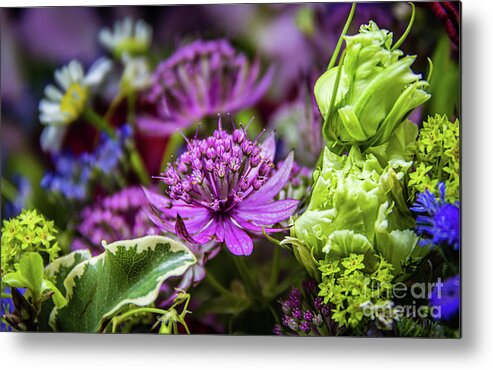 Flower Metal Print featuring the photograph Exquisite magic of blossoms #1 by Lyl Dil Creations