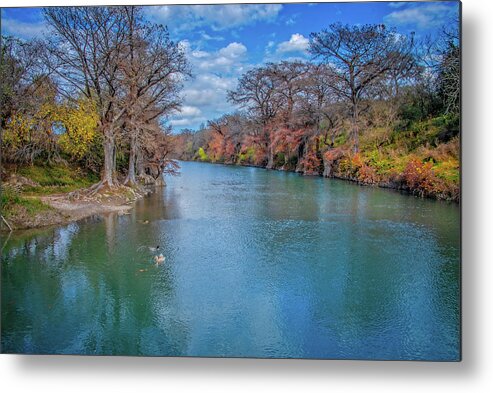 Texas Hill Country Metal Print featuring the photograph Fall Along the Guadalupe by Lynn Bauer