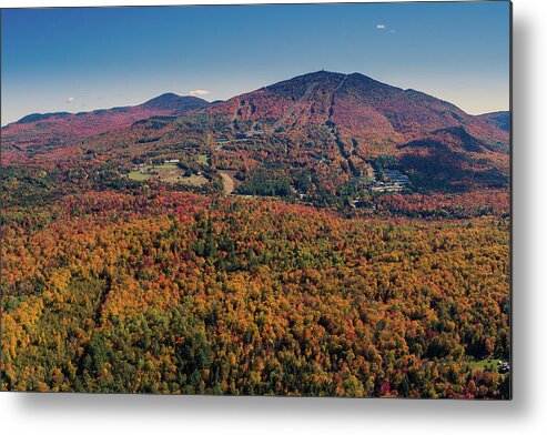 Burke Mt. Mountain Metal Print featuring the photograph Fall at Burke Mountain Vermont by John Rowe