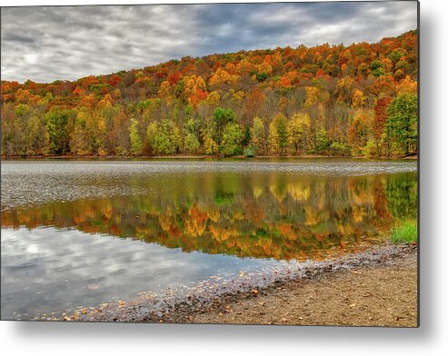 Fall Foliage Metal Print featuring the photograph Fall at Ramapo by Penny Polakoff