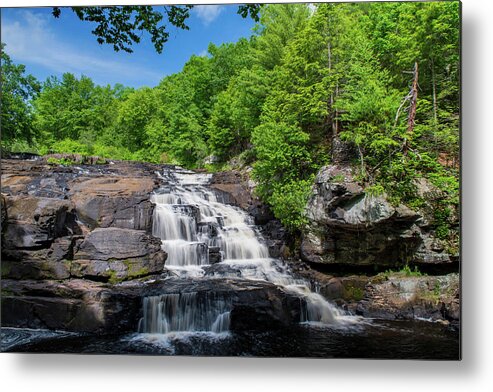 Shohola Metal Print featuring the photograph Falls on a Summer Day by Rose Guinther