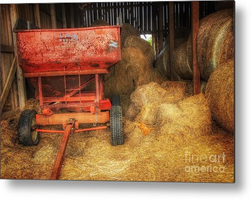 Farm Metal Print featuring the photograph Farm Life by Mike Eingle