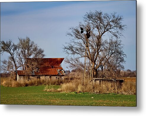 Abandoned Metal Print featuring the photograph Farmstead 2 by Lana Trussell