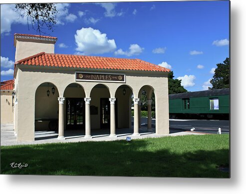 Office Metal Print featuring the photograph Fifth Avenue Walk - Naples Depot and Museum by Ronald Reid