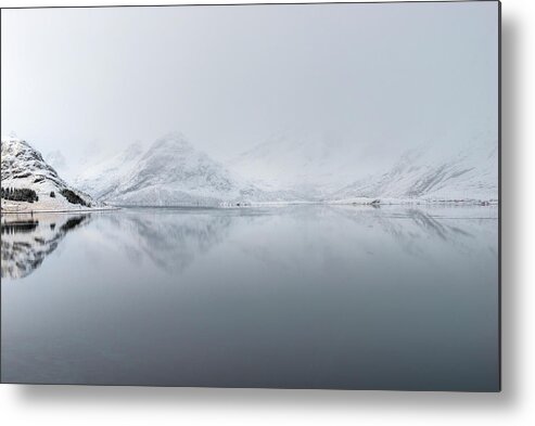 Selfjorden Metal Print featuring the photograph Fine Art landscape 4 by Dubi Roman