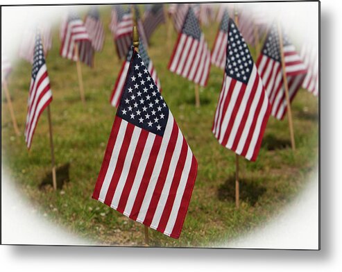 Flags Metal Print featuring the photograph Flags_071 by Rocco Leone