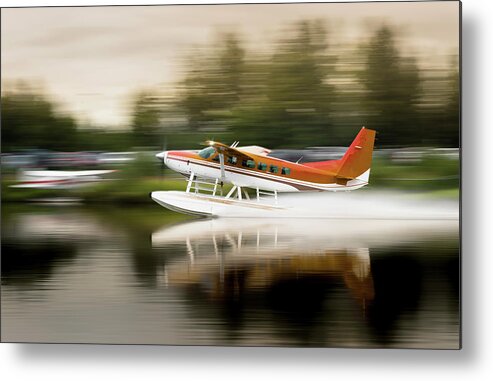 Cessna Metal Print featuring the photograph Flying Alaska by Scott Slone