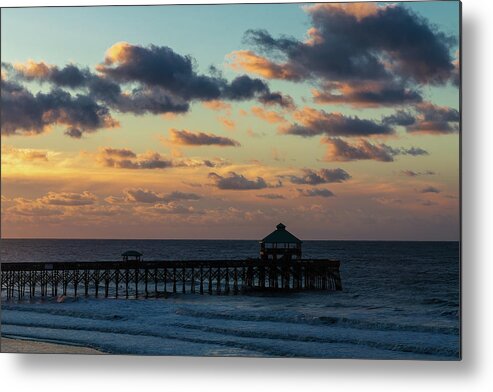 2019 Metal Print featuring the photograph Folly Beach Sunrise by Charles Hite