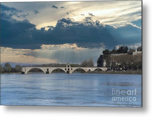 France Metal Print featuring the photograph France Pont D'Avignon Photo 162 by Lucie Dumas