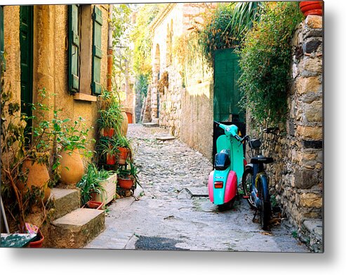France Metal Print featuring the photograph France - Riviera by Claude Taylor