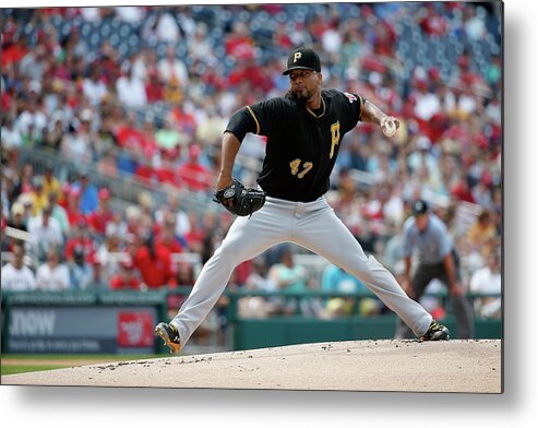 People Metal Print featuring the photograph Francisco Liriano by Rob Carr