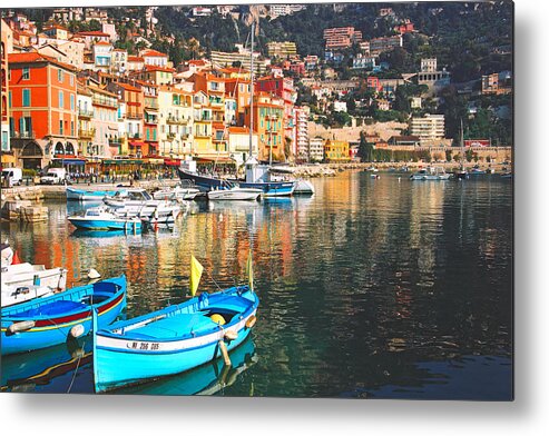 France Metal Print featuring the photograph French Riviera by Claude Taylor