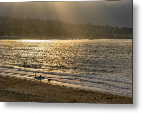 Beach Metal Print featuring the photograph Friday Afternoon at the Beach by Derek Dean