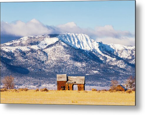 Abandoned Metal Print featuring the photograph Frosty and Weathered by Mike Lee