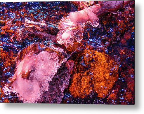 Lake Metal Print featuring the photograph Sprague Lake Abstract, Rocky Mountain National Park by Tom Potter