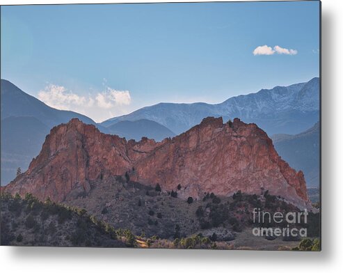 Garden Of The Gods Metal Print featuring the photograph Garden of the Gods Gray Rock by Abigail Diane Photography