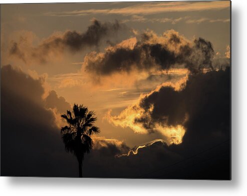 Sunset Metal Print featuring the photograph Gentle Fire by Alex Lapidus