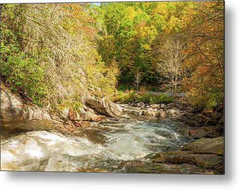 Water Metal Print featuring the photograph Gently Flowing by Rob Hemphill