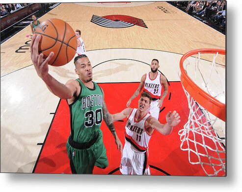 Gerald Green Metal Print featuring the photograph Gerald Green by Sam Forencich