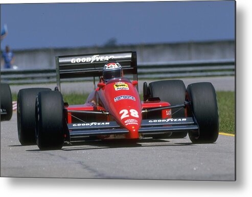 1980-1989 Metal Print featuring the photograph Gerhard Berger by Simon Bruty