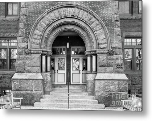 Gettysburg College Metal Print featuring the photograph Gettysburg College Glatfelter Hall Entry by University Icons