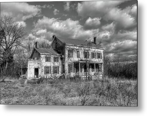 Voorhees Farm Metal Print featuring the photograph Ghost House by David Letts