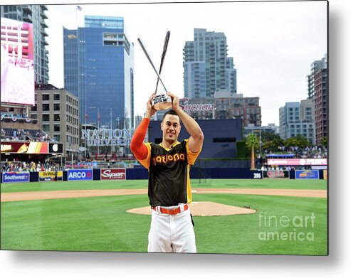 Three Quarter Length Metal Print featuring the photograph Giancarlo Stanton by Harry How