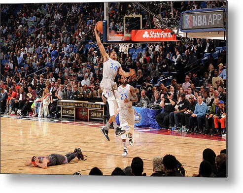 Event Metal Print featuring the photograph Giannis Antetokounmpo by Andrew D. Bernstein